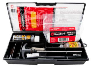 KleenBore features this classic PS50 cleaning kit specifically for .38, .357, and 9mm semi-automatic pistols and revolvers .
